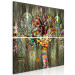 Canvas Print Colorful Tree with Patterns (4-part) - Gustav Klimt's Spirals 118433 additionalThumb 2