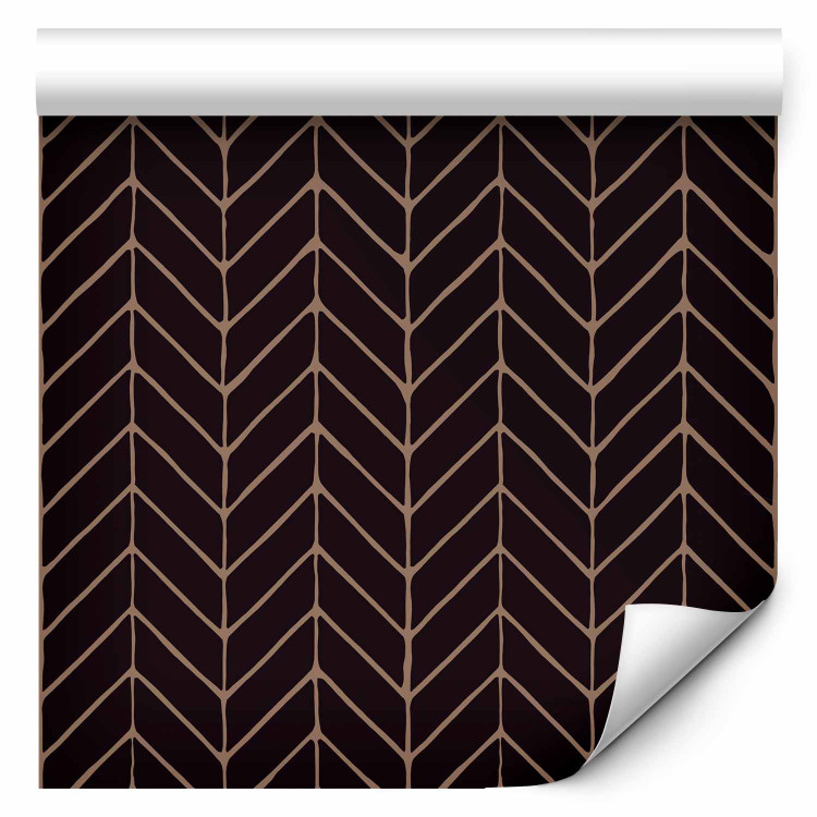 Modern Wallpaper Harmony of Patterns (Black) 122633 additionalImage 1