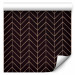 Modern Wallpaper Harmony of Patterns (Black) 122633 additionalThumb 1