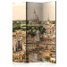 Room Divider Roman Holiday (3-piece) - Italian architecture against the sky 124133