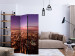 Room Divider Chicago Skyline (3-piece) - city architecture under the night sky 124233 additionalThumb 4
