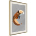 Poster Tiger in Circles - abstract wild animal made of geometric figures 126933 additionalThumb 3