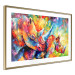 Poster Colorful Rhinoceroses - multicolored animals against a background of rainbow abstraction 127033 additionalThumb 7