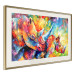 Poster Colorful Rhinoceroses - multicolored animals against a background of rainbow abstraction 127033 additionalThumb 3