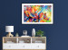 Poster Colorful Rhinoceroses - multicolored animals against a background of rainbow abstraction 127033 additionalThumb 18