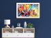 Poster Colorful Rhinoceroses - multicolored animals against a background of rainbow abstraction 127033 additionalThumb 24
