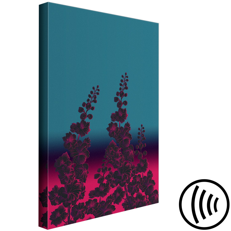 Canvas Print Cosmic Flowers (1-part) vertical - abstract plant motif 129133 additionalImage 6