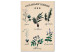 Canvas Art Print Kitchen Herbs (1-part) vertical - plants in Provencal motif 129533