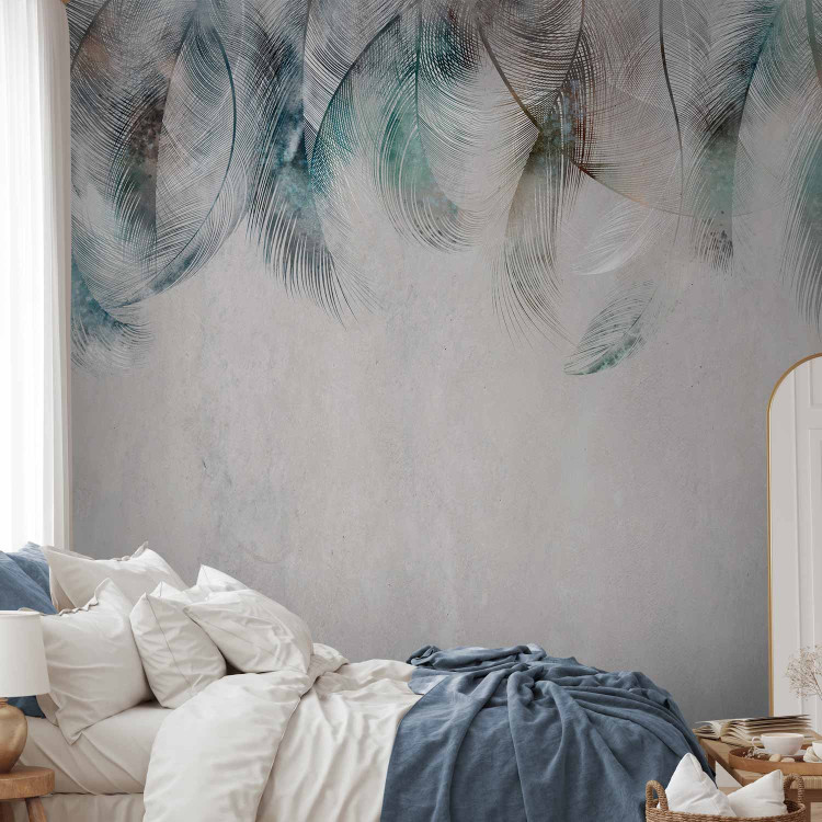 Wall Mural Colourful Feathers 132233 additionalImage 2