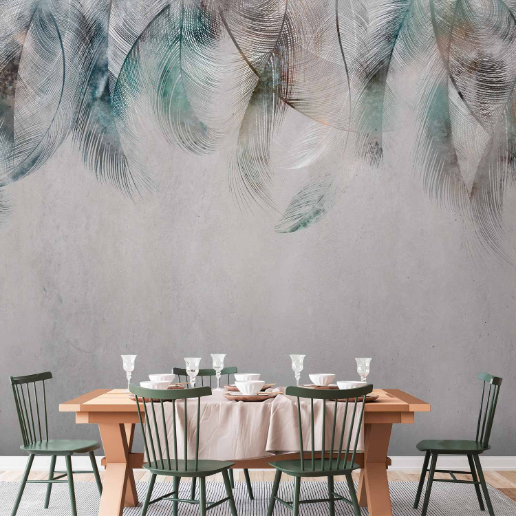 Wall Mural Colourful Feathers 132233 additionalImage 6