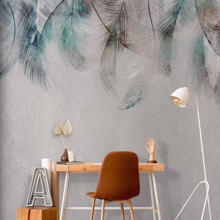 Wall Mural Colourful Feathers 132233 additionalImage 4