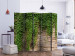 Folding Screen Ivy Wall II (5-piece) - beige bricks and green plants 132933 additionalThumb 2