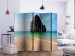 Room Separator Rock Formation by Shoreline II (5-piece) - island against the ocean 134133 additionalThumb 2