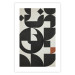 Wall Poster Great Waves - abstract composition of black geometric figures 134833 additionalThumb 25
