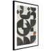 Wall Poster Great Waves - abstract composition of black geometric figures 134833 additionalThumb 8