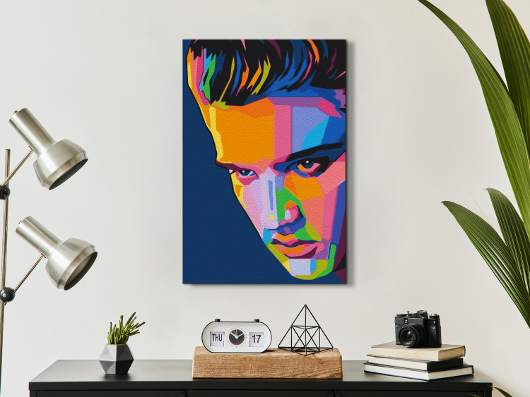 Paint by Number Kit Colourful Elvis 135133 additionalImage 2