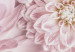 Canvas Art Print Flower headdress - a bouquet of fresh, pink plants 135533 additionalThumb 5