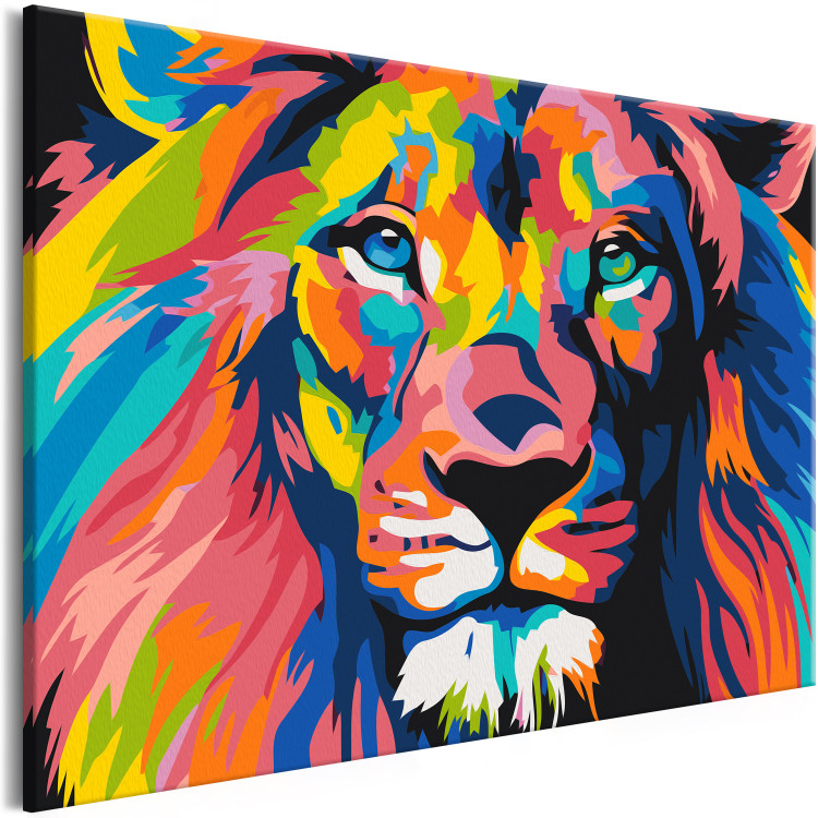 Paint by Number Kit Colorful Lion 137933 additionalImage 5