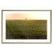 Poster Autumn Morning - landscape scenery of a field against the setting sun 141233 additionalThumb 14
