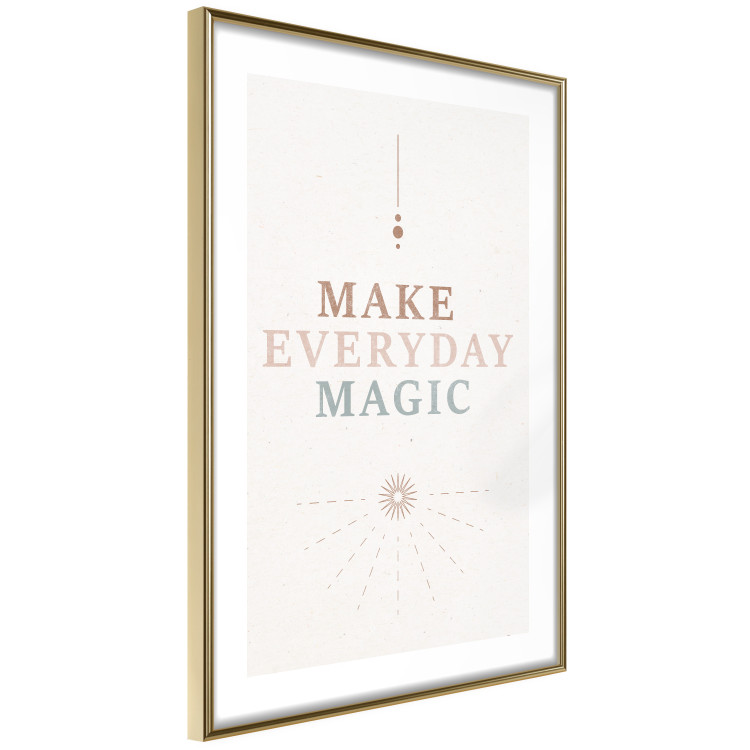 Wall Poster Everyday Magic - Uplifting Inscription and Ornaments 146133 additionalImage 7