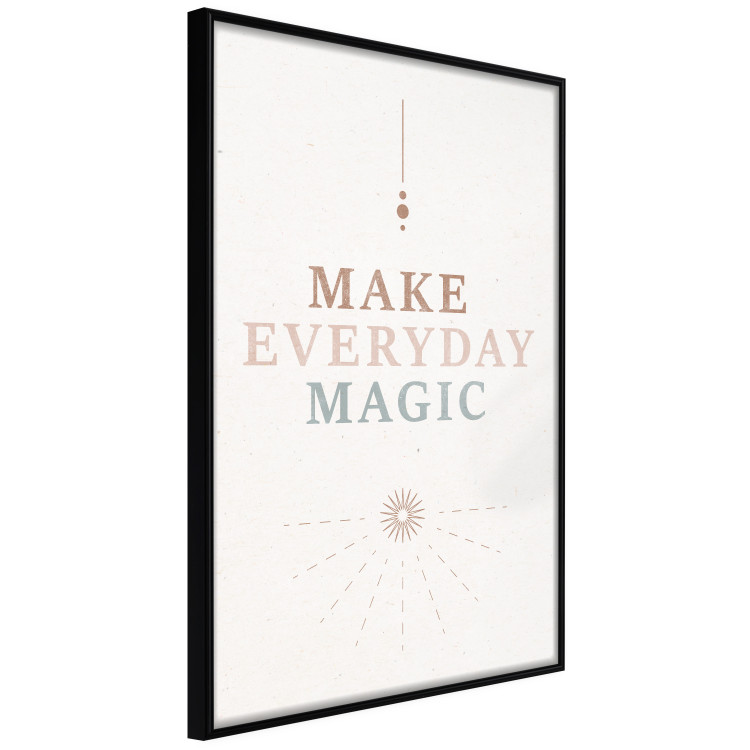 Wall Poster Everyday Magic - Uplifting Inscription and Ornaments 146133 additionalImage 3
