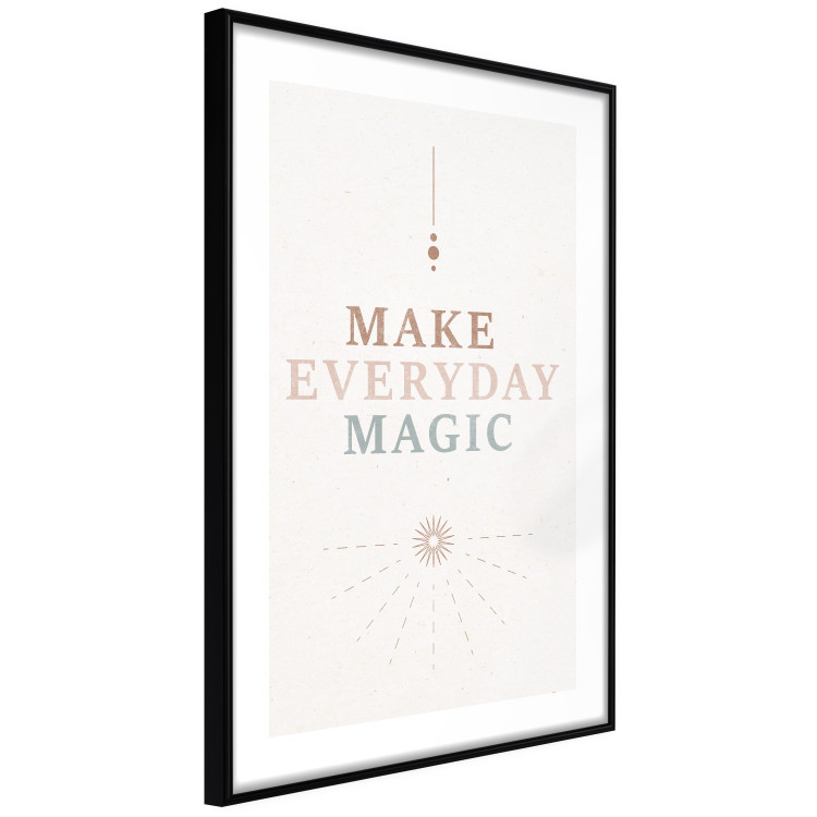 Wall Poster Everyday Magic - Uplifting Inscription and Ornaments 146133 additionalImage 14
