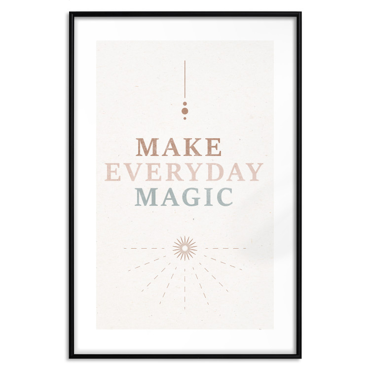 Wall Poster Everyday Magic - Uplifting Inscription and Ornaments 146133 additionalImage 19
