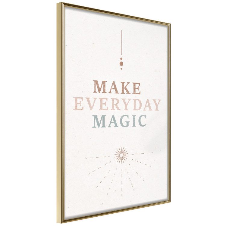 Wall Poster Everyday Magic - Uplifting Inscription and Ornaments 146133 additionalImage 6