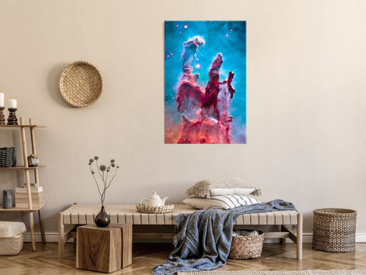 Canvas Art Print Pillars of Creation - An Open Cluster in the Constellation Serpent 146233 additionalImage 3