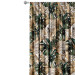 Decorative Curtain Contrasting leaves - plant motif in shades of green and gold 147233 additionalThumb 5