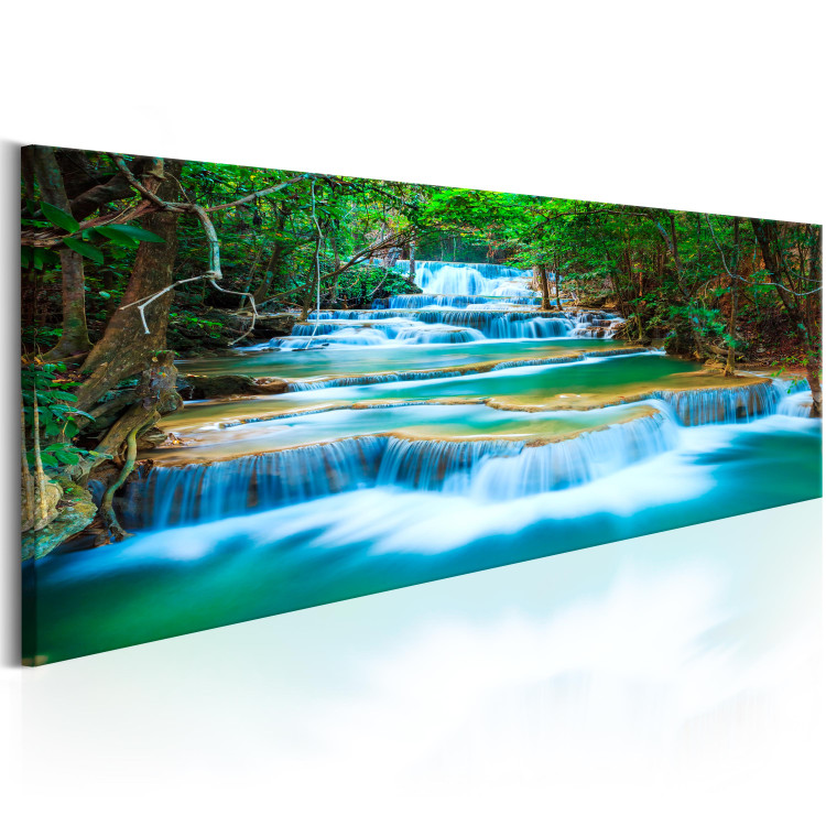 Large canvas print Sapphire Waterfalls III [Large Format] 149033 additionalImage 2