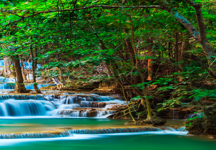 Large canvas print Sapphire Waterfalls III [Large Format] 149033 additionalImage 3