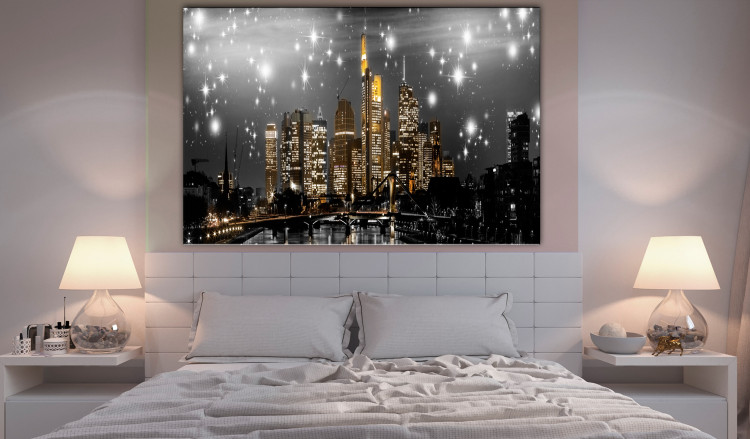 Large canvas print Twinkles Over the Bridge [Large Format] 150733 additionalImage 5