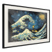 Wall Poster Surfing at Night - Impressionistic Image Generated by AI 151133 additionalThumb 17