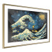 Wall Poster Surfing at Night - Impressionistic Image Generated by AI 151133 additionalThumb 19