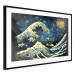 Wall Poster Surfing at Night - Impressionistic Image Generated by AI 151133 additionalThumb 10