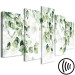 Canvas Art Print Lightness of Leaves - Delicate Composition With Twigs in Bloom 151433 additionalThumb 6