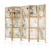 Folding Screen Beautiful Background - Flower Motif on Old Surface II [Room Dividers] 152033 additionalThumb 5