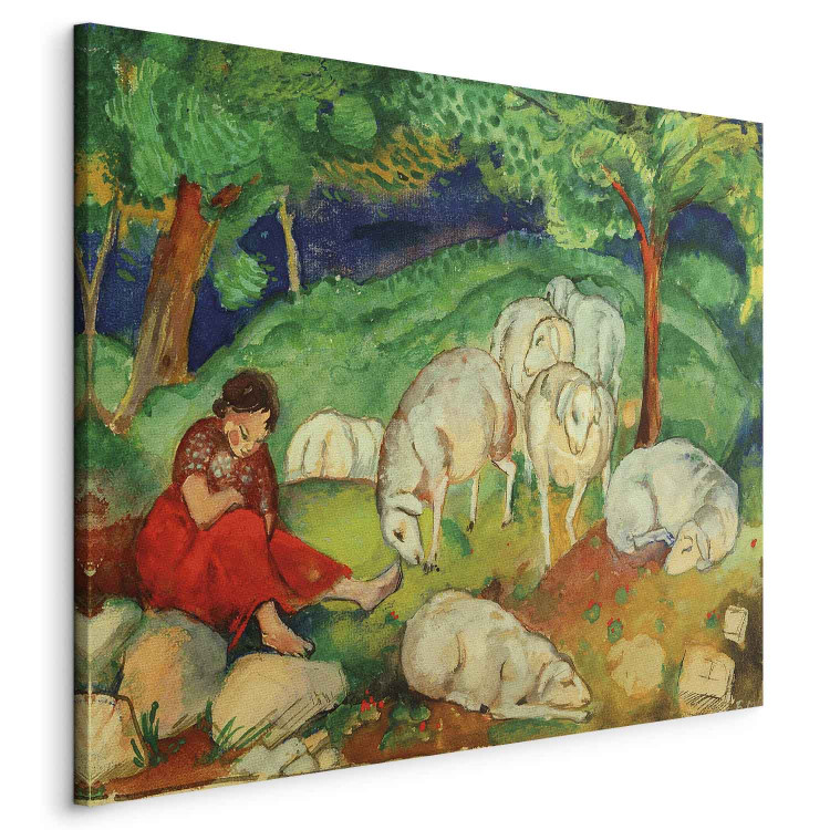 Art Reproduction Shepherdess with sheep 153033 additionalImage 2