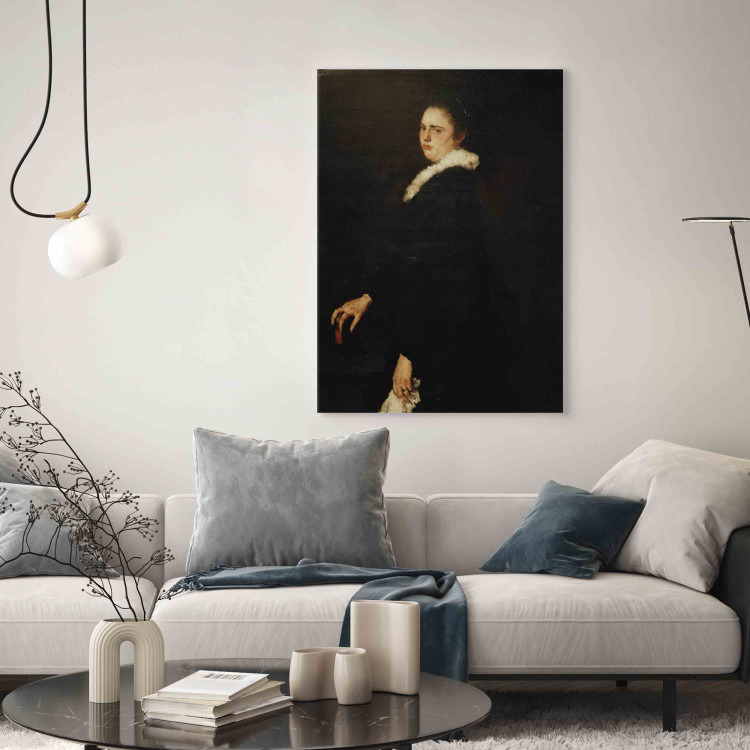 Reproduction Painting Dame in Schwarz 153233 additionalImage 3
