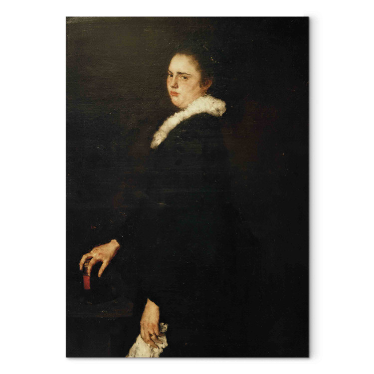 Reproduction Painting Dame in Schwarz 153233