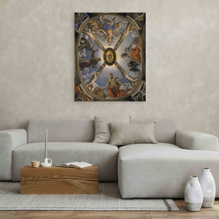 Reproduction Painting The Trinity amongst Saints Francis, Anthony, Hieronymus and the Archangel Michael 155333 additionalImage 5