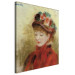 Art Reproduction Jeune femme au chapeau aux fleurs 157033 additionalThumb 2