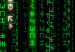 Canvas Green code - abstract signs on a black background Matrix style 55933 additionalThumb 2