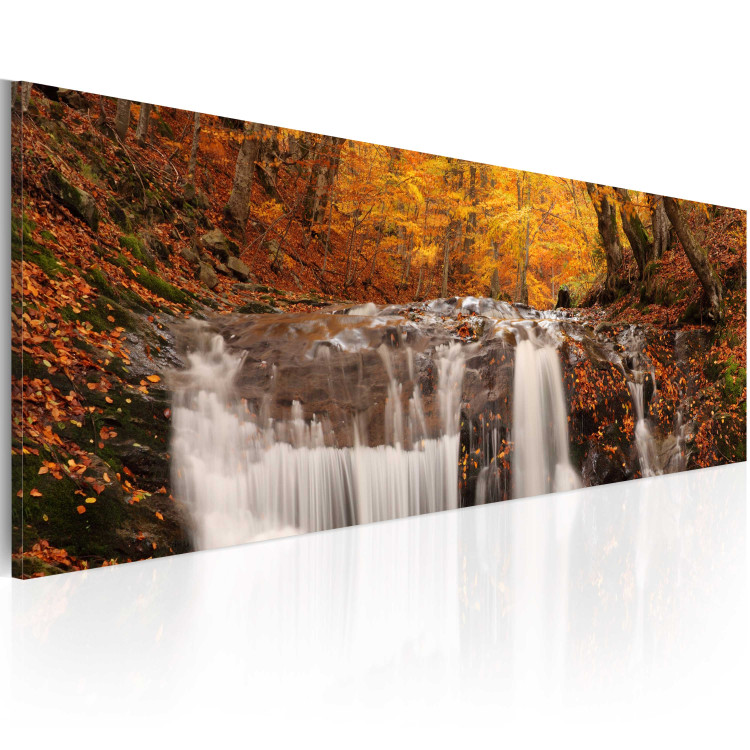 Canvas Art Print Autumn and waterfall 58733 additionalImage 2