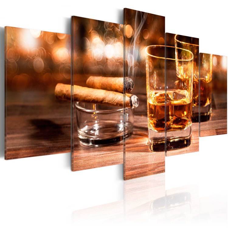 Canvas Whiskey and cigar 59033 additionalImage 2