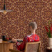 Modern Wallpaper Amber mosaic 89233 additionalThumb 8