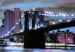 Canvas NYC: Urban Lantern (1-piece) - Cityscape in Night Lights 93033 additionalThumb 4