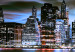 Canvas NYC: Urban Lantern (1-piece) - Cityscape in Night Lights 93033 additionalThumb 5