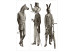 Folding Screen Elegant Zoo - men with heads of wild animals in retro motif 95333 additionalThumb 3